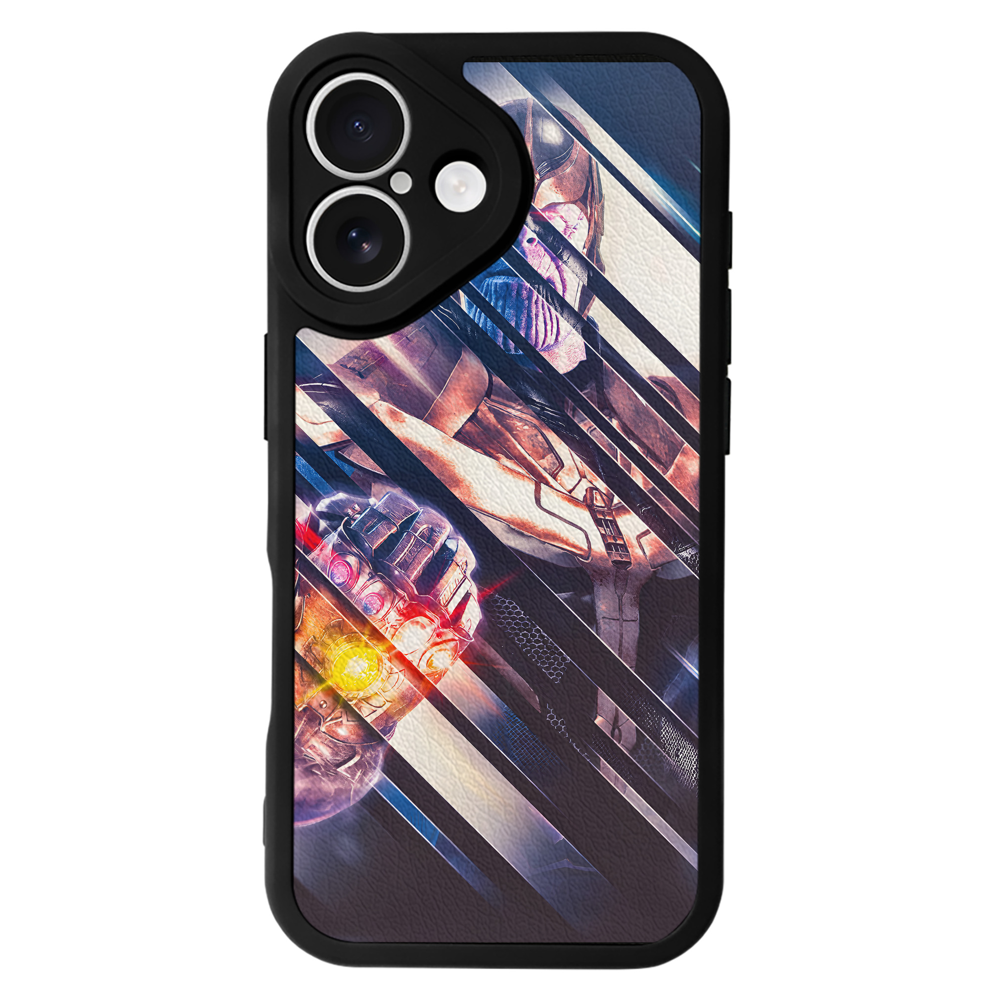 （画像用） アベンジャーズ The Avengers 【iPhone 16シリーズ対応】シリコンスマホケース（レザー調） 材質：シリコン